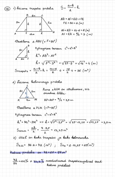 Ma lahendan matemaatika ülesandeid (põhikool + gümnaasium)