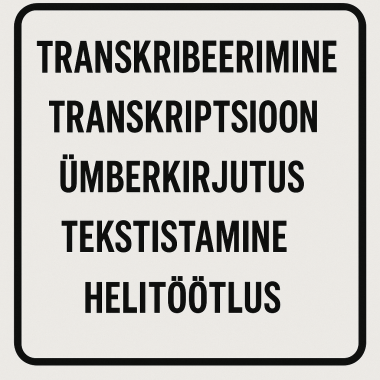 teen video transkriptsiooni